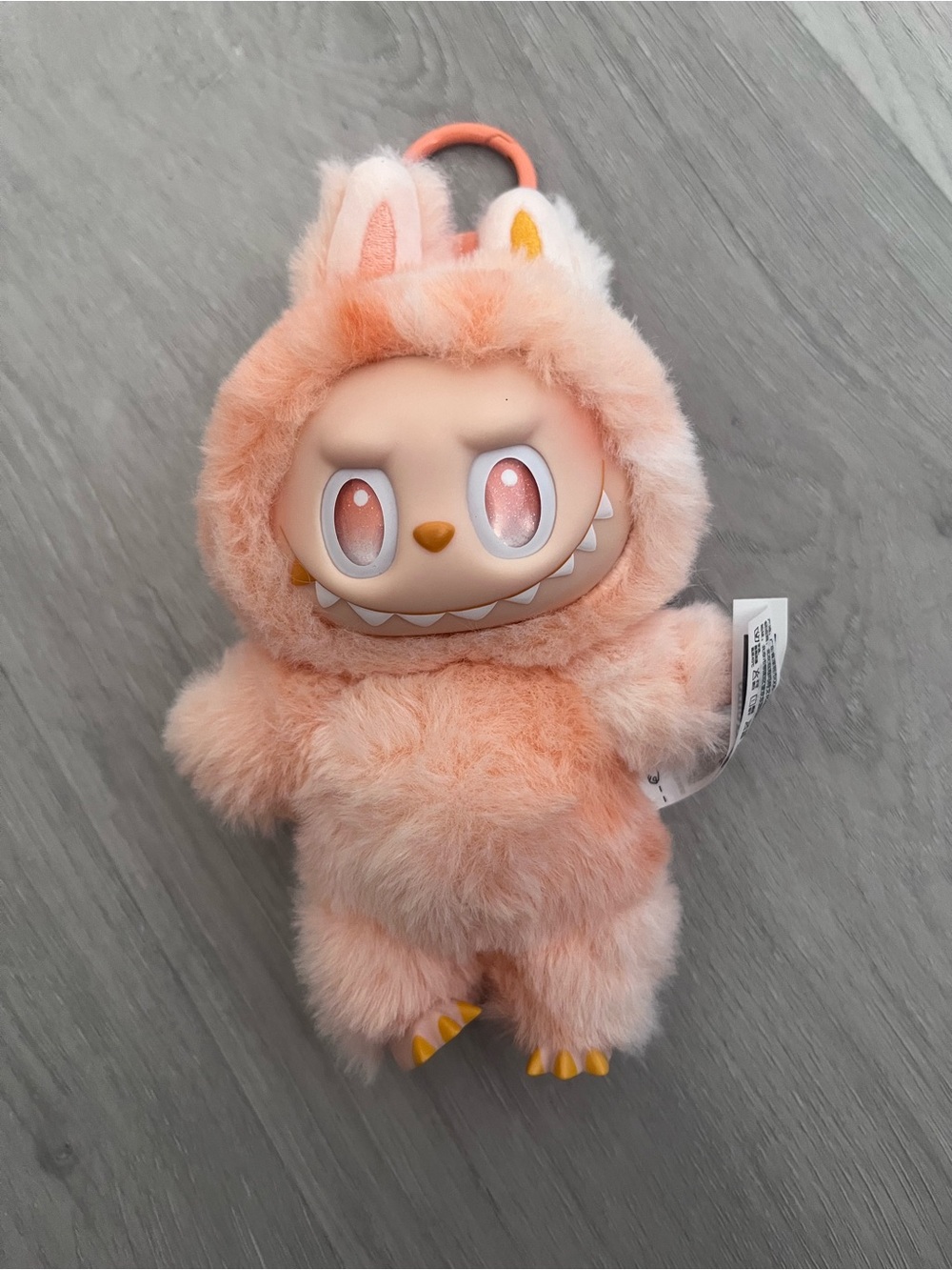 LABUBU the monsters orange plush pendant